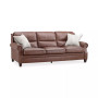 Marick 93" Leather Roll Arm Sofa, Created for Macy's