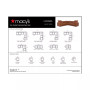 Lexanna 3-Pc. Leather Sofa with 3 Power Motion Recliners, Created for Macy's