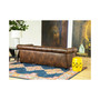 Zoe 86" Leather Sofa