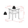 Camden 25.98" Wood Accent Table