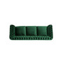 Somerville Chesterfield Tufted Jewel Toned Sofa with Scroll Arms
