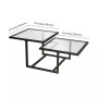 Amalie 43" Coffee Table, 2-Tier
