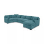 Radley 4-Pc. Fabric Chaise Sectional Sofa with Wedge Piece, Created for Macy's