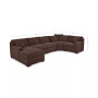 Radley 4-Pc. Fabric Chaise Sectional Sofa with Wedge Piece, Created for Macy's