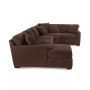 Radley 4-Pc. Fabric Chaise Sectional Sofa with Wedge Piece, Created for Macy's