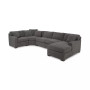 Radley 4-Pc. Fabric Chaise Sectional Sofa with Wedge Piece, Created for Macy's