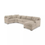 Radley 4-Pc. Fabric Chaise Sectional Sofa with Wedge Piece, Created for Macy's