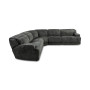 Sebaston 5-Pc. Fabric Sectional with 3 Power Motion Recliners, Created for Macy's