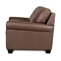 Savoy II 83" Leather Sofa