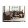 Hutchenson 5-Pc. Fabric Sectional with 2 Power Recliners and Power Headrests