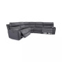 Hutchenson 5-Pc. Fabric Sectional with 2 Power Recliners and Power Headrests