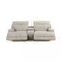 Sebaston 3-Pc. Fabric Sofa with 2 Power Motion Recliners and 1 USB Console, Created for Macy's