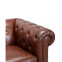 Ciarah Chesterfield Leather Sofa, Created for Macys