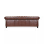 Ciarah Chesterfield Leather Sofa, Created for Macys