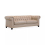 Ciarah Chesterfield Leather Sofa, Created for Macys