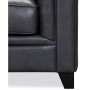 Ciarah Chesterfield Leather Sofa, Created for Macys