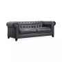 Ciarah Chesterfield Leather Sofa, Created for Macys