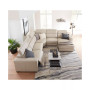 Nevio 115" 3-pc Leather Sectional Sofa with Chaise, 2 Power Recliners and Articulating Headrests, Created for Macy's
