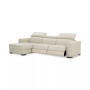 Nevio 115" 3-pc Leather Sectional Sofa with Chaise, 2 Power Recliners and Articulating Headrests, Created for Macy's