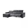 Nevio 115" 3-pc Leather Sectional Sofa with Chaise, 2 Power Recliners and Articulating Headrests, Created for Macy's