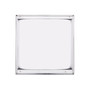 Arabelle Square Glass Top End Table