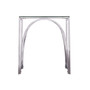 Arabelle Square Glass Top End Table