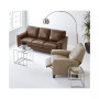 Brayna 65" Classic Leather Loveseat, Created for Macy's