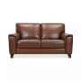 Brayna 65" Classic Leather Loveseat, Created for Macy's