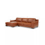 Darrium 2-Pc. Leather Sofa with Chaise, Created for Macy's