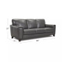 Brayna 88" Classic Leather Sofa, Created for Macy's