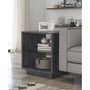 Willam Open Shelves End Table