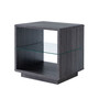 Willam Open Shelves End Table
