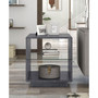 Willam Open Shelves End Table