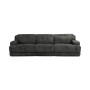 Sebaston 3-Pc. Fabric Sofa with 3 Power Motion Recliners, Created for Macy's