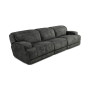 Sebaston 3-Pc. Fabric Sofa with 3 Power Motion Recliners, Created for Macy's