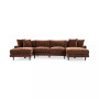 Mariyah Fabric 3-Pc. Double Chaise, Created for Macy's