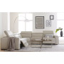 Nevio 124" 5-pc Leather Sectional Sofa with Chaise, 1 Power Recliner and Articulating Headrests, Created for Macy's