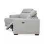 Jenneth 3-Pc. Leather Sofa with 2 Power Motion Recliners and Cuddler, Created for Macy's