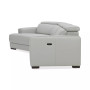 Jenneth 3-Pc. Leather Sofa with 2 Power Motion Recliners and Cuddler, Created for Macy's