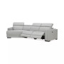 Jenneth 3-Pc. Leather Sofa with 2 Power Motion Recliners and Cuddler, Created for Macy's