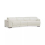Jenneth 3-Pc. Leather Sofa with 2 Power Motion Recliners and Cuddler, Created for Macy's