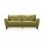 Myia 82" Tufted Back Leather Sofa, Created for Macy's