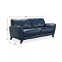 Myia 82" Tufted Back Leather Sofa, Created for Macy's