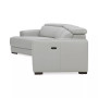 Jenneth 3-Pc. Leather Sofa with 1 Power Motion Recliner and Cuddler, Created for Macy's