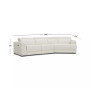 Jenneth 3-Pc. Leather Sofa with 1 Power Motion Recliner and Cuddler, Created for Macy's