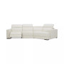 Jenneth 3-Pc. Leather Sofa with 1 Power Motion Recliner and Cuddler, Created for Macy's