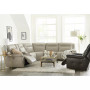 Lenardo 3-Pc. Leather Sofa with 2 Power Motion Recliners, Created for Macy's