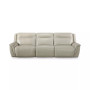 Lenardo 3-Pc. Leather Sofa with 2 Power Motion Recliners, Created for Macy's