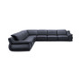 Daisley 6-Pc. Leather "L" Shaped Sectional Sofa with 3 Power Recliners
