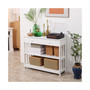 Console Hallway Table with Extra Wide Pull Out Drawer and Elevated Base
